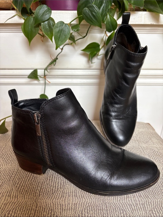 Lucky Brand Shoes - Lucky Brand Black Leather Ankle Boots size 6.5